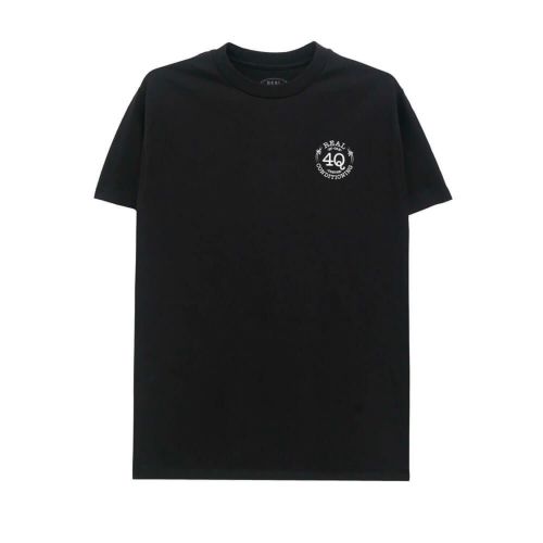 REAL T-SHIRT リアル Tシャツ 4Q BLACK スケートボード スケボー 1