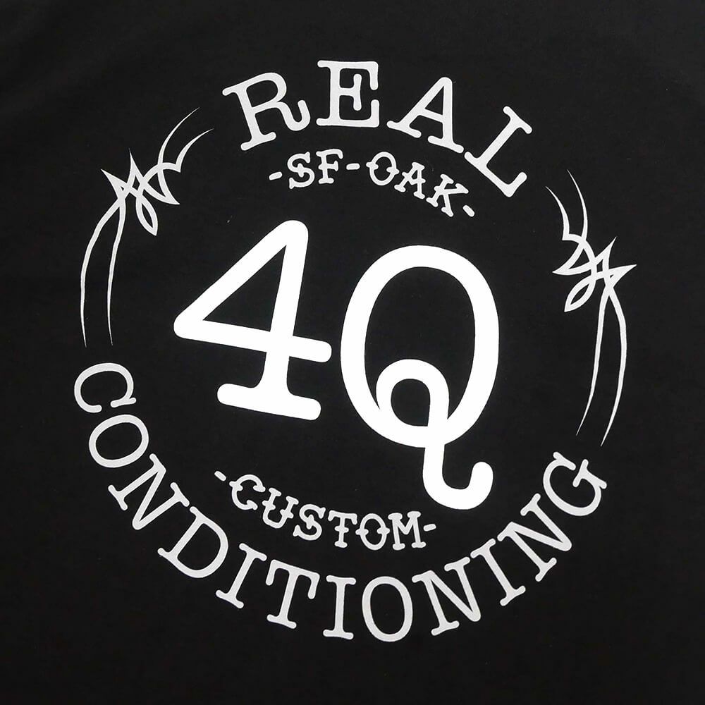 REAL T-SHIRT リアル Tシャツ 4Q BLACK スケートボード スケボー 3