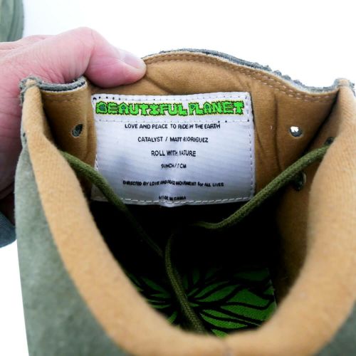BEAUTIFUL PLANET SHOES ビューティフルプラネット シューズ スニーカー CATALYST OLIVE スケートボード スケボー 08