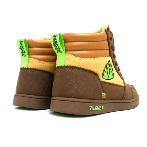 BEAUTIFUL PLANET SHOES ビューティフルプラネット シューズ スニーカー SACRED TRAIL BROWN スケートボード スケボー 02