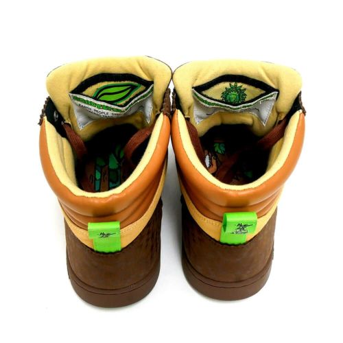 BEAUTIFUL PLANET SHOES ビューティフルプラネット シューズ スニーカー SACRED TRAIL BROWN スケートボード スケボー 09