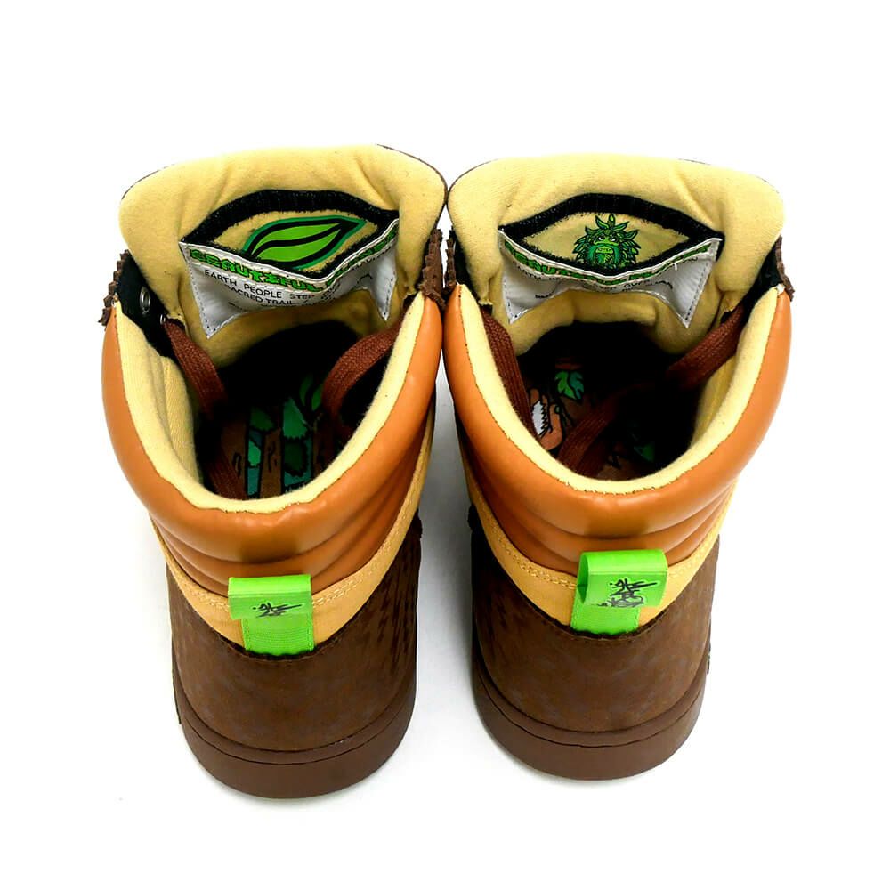 BEAUTIFUL PLANET SHOES ビューティフルプラネット シューズ スニーカー SACRED TRAIL BROWN スケートボード スケボー 09
