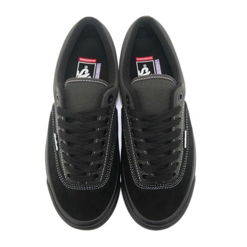 VANS SHOES バンズ シューズ スニーカー SKATE ERA STUB BLACK/BLACK（US企画） スケートボード スケボー　2