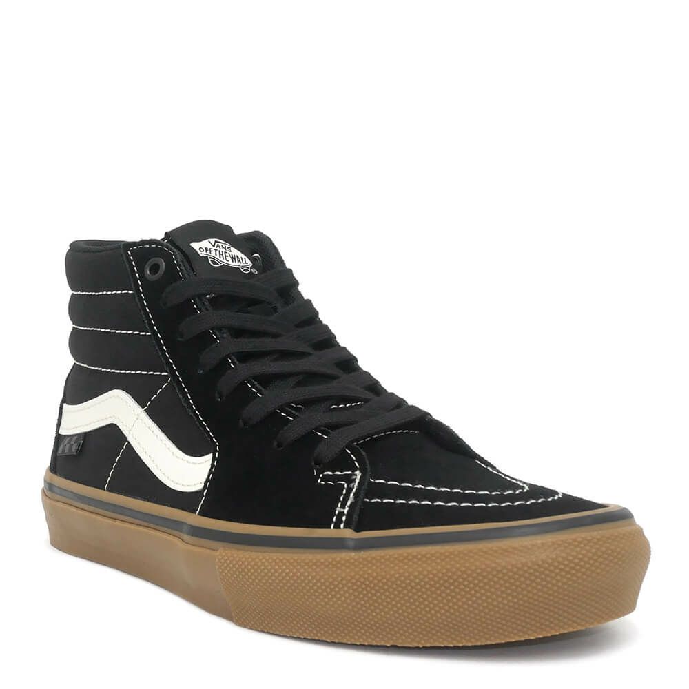 VANS SHOES バンズ シューズ スニーカー スケートハイ SKATE SK8 HI BLACK/WHITE/GUM（US企画） スケートボード スケボー 1