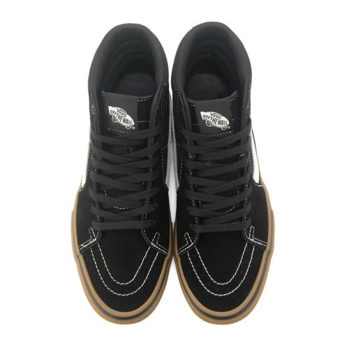 VANS SHOES バンズ シューズ スニーカー スケートハイ SKATE SK8 HI BLACK/WHITE/GUM（US企画） スケートボード スケボー 2