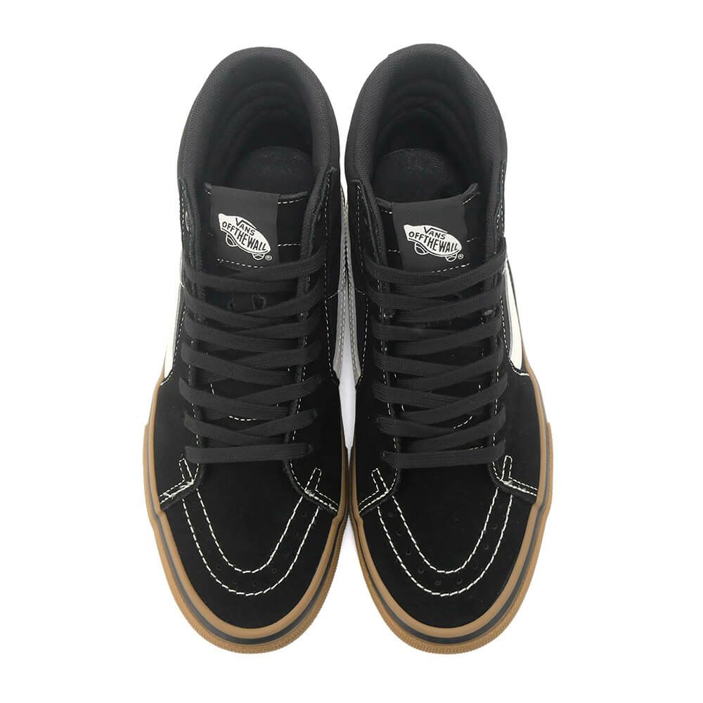 VANS SHOES バンズ シューズ スニーカー スケートハイ SKATE SK8 HI BLACK/WHITE/GUM（US企画） スケートボード スケボー 2