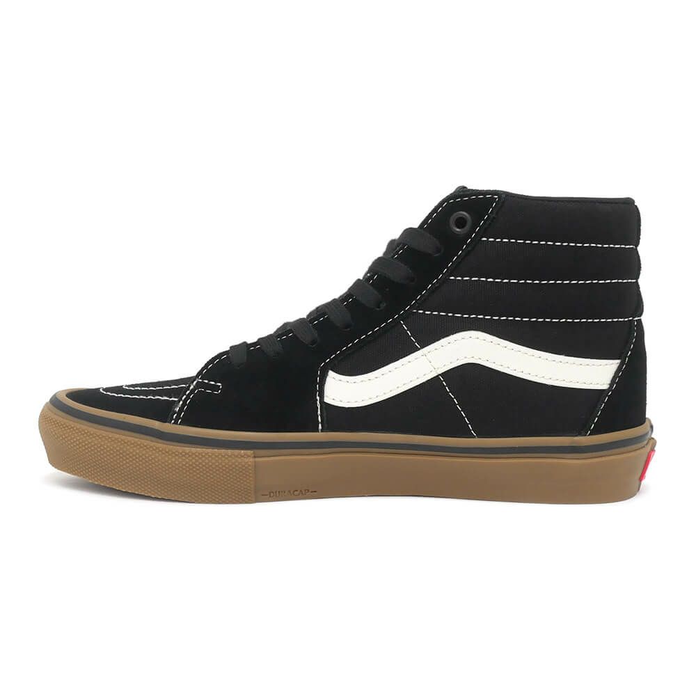 VANS SHOES バンズ シューズ スニーカー スケートハイ SKATE SK8 HI BLACK/WHITE/GUM（US企画） スケートボード スケボー 5