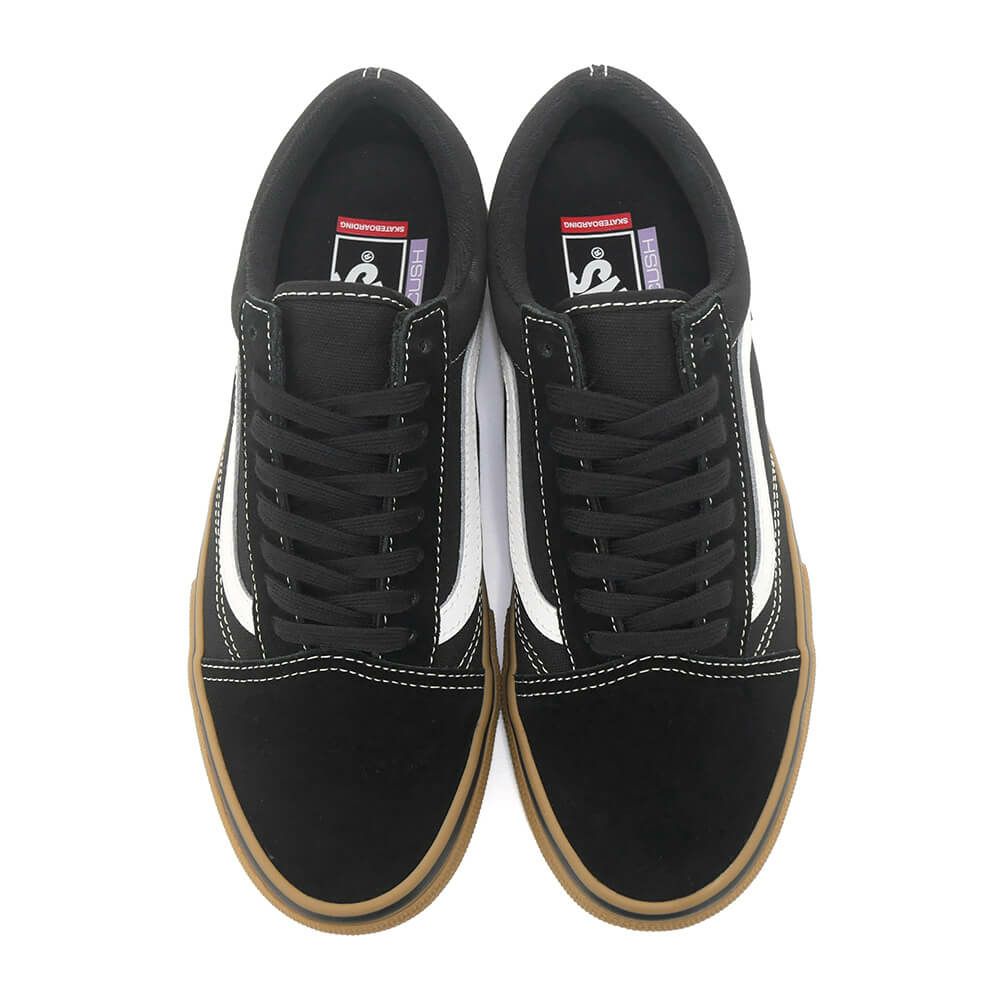 VANS SHOES バンズ シューズ スニーカー オールドスクール SKATE OLD SKOOL BLACK/GUM/WHITE（US企画） スケートボード スケボー 2