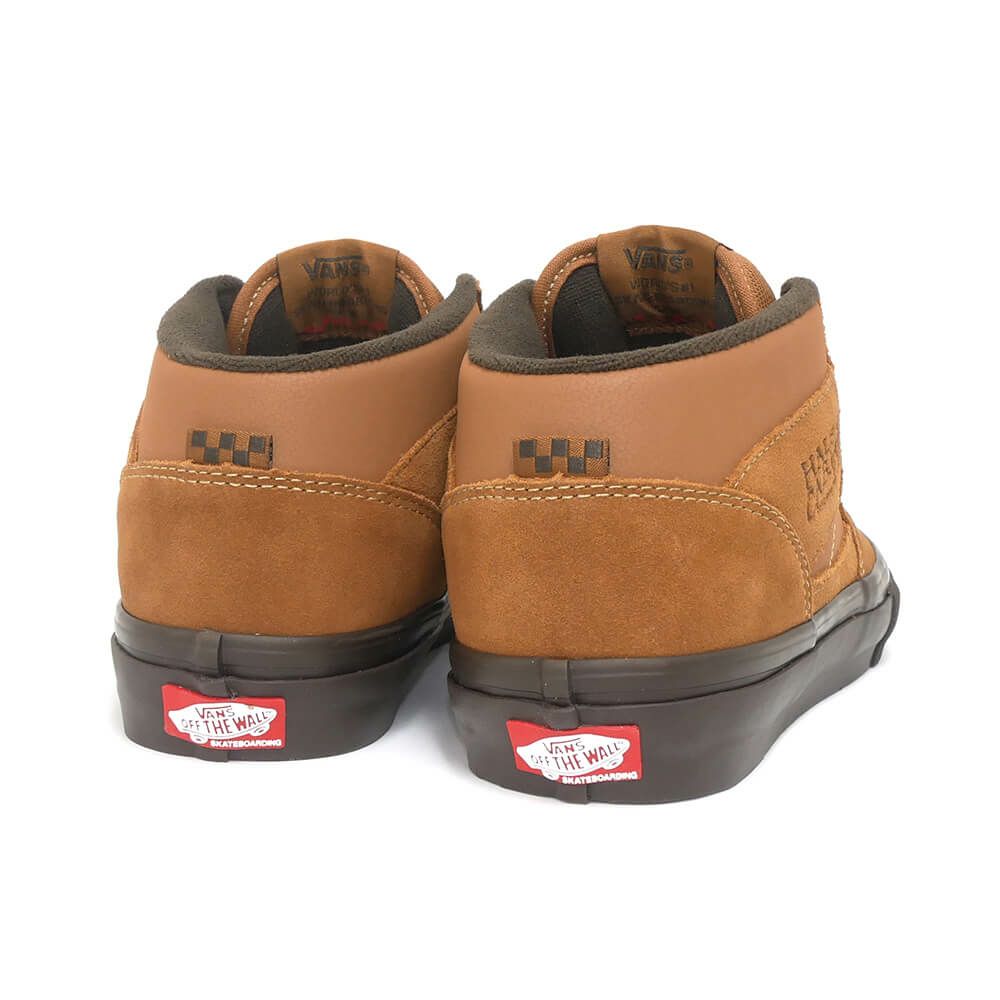 VANS SHOES バンズ シューズ スニーカー ハーフキャブ SKATE HALF CAB GOLDEN BROWN/GUM（US企画） スケートボード スケボー 3