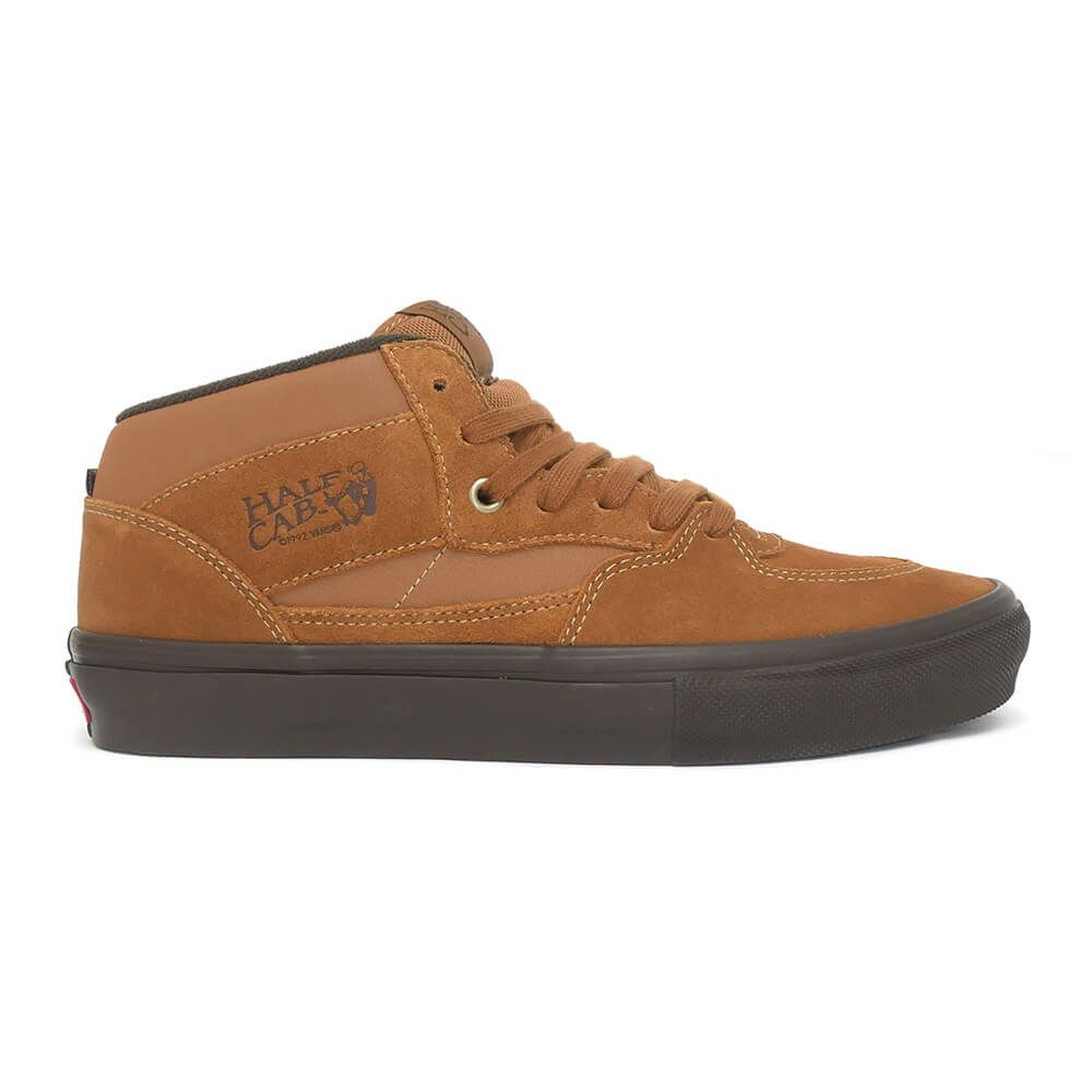 VANS SHOES バンズ シューズ スニーカー ハーフキャブ SKATE HALF CAB GOLDEN BROWN/GUM（US企画） スケートボード スケボー 4