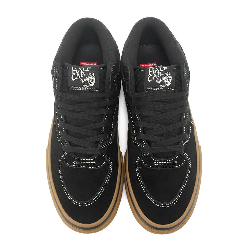 VANS SHOES バンズ シューズ スニーカー ハーフキャブ SKATE HALF CAB BLACK/GUM/WHITE（US企画） スケートボード スケボー 2