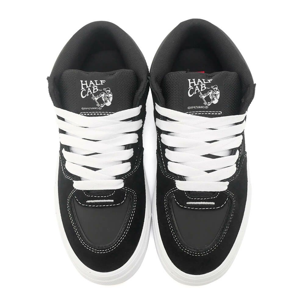 VANS SHOES バンズ シューズ スニーカー ハーフキャブ SKATE HALF CAB WAFFLECUP BLACK/WHITE（US企画） スケートボード スケボー 2