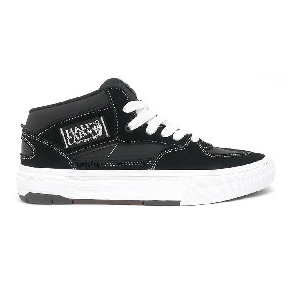 VANS SHOES バンズ シューズ スニーカー ハーフキャブ SKATE HALF CAB WAFFLECUP BLACK/WHITE（US企画） スケートボード スケボー 4