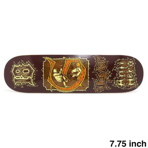 ANTIHERO DECK アンチヒーロー デッキ GRANT TAYLOR MEDIEVAL BROWN STAIN 7.75 スケートボード スケボー 1