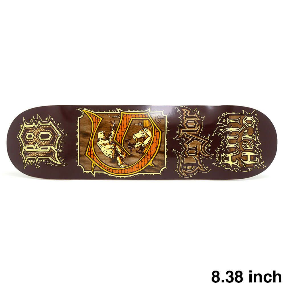 ANTIHERO DECK アンチヒーロー デッキ GRANT TAYLOR MEDIEVAL BROWN STAIN 8.38 スケートボード スケボー 1