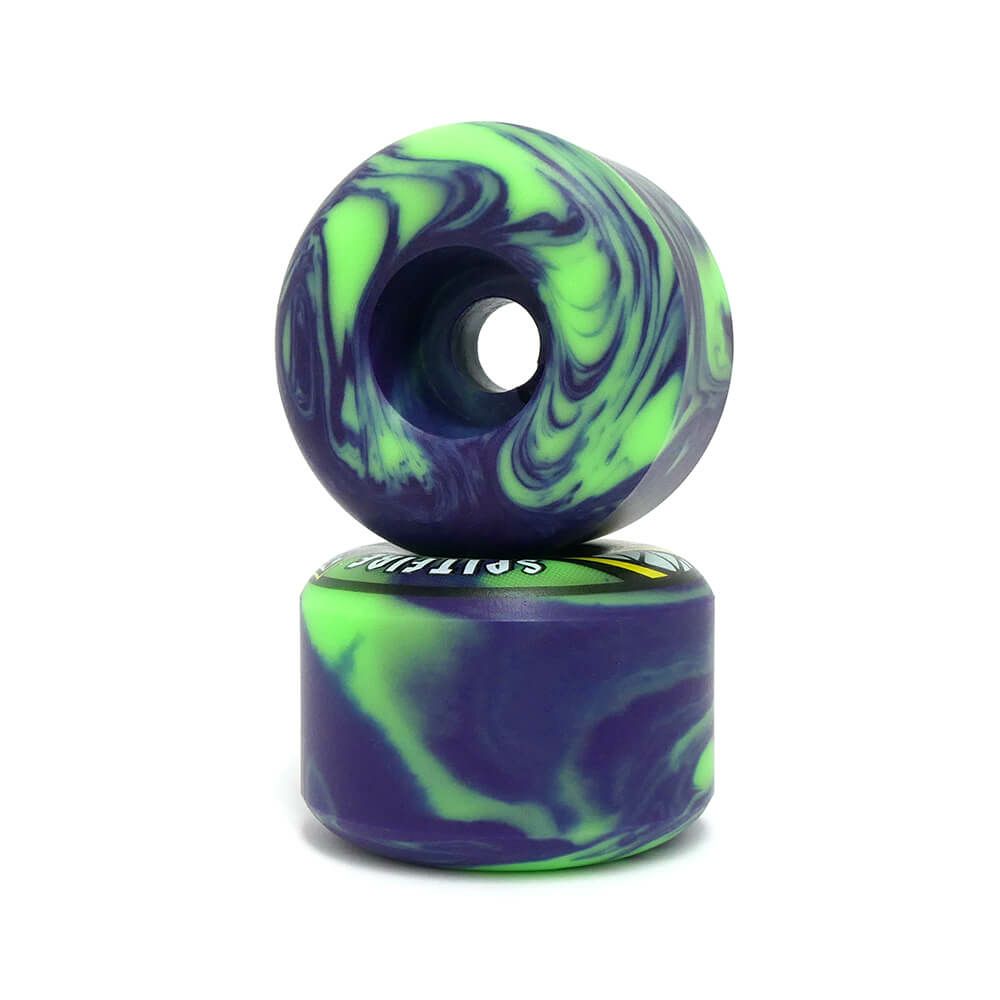 SPITFIRE WHEEL スピットファイヤー ウィール FORMULA FOUR（F4）99D RADIAL FULL GREEN/PURPLE SWIRL 緑/紫 56mm スケートボード スケボー 2