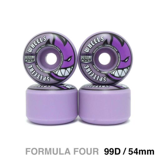 SPITFIRE WHEEL スピットファイヤー ウィール FORMULA FOUR（F4）99D RADIAL FULL ライトパープル 54mm スケートボード スケボー 1