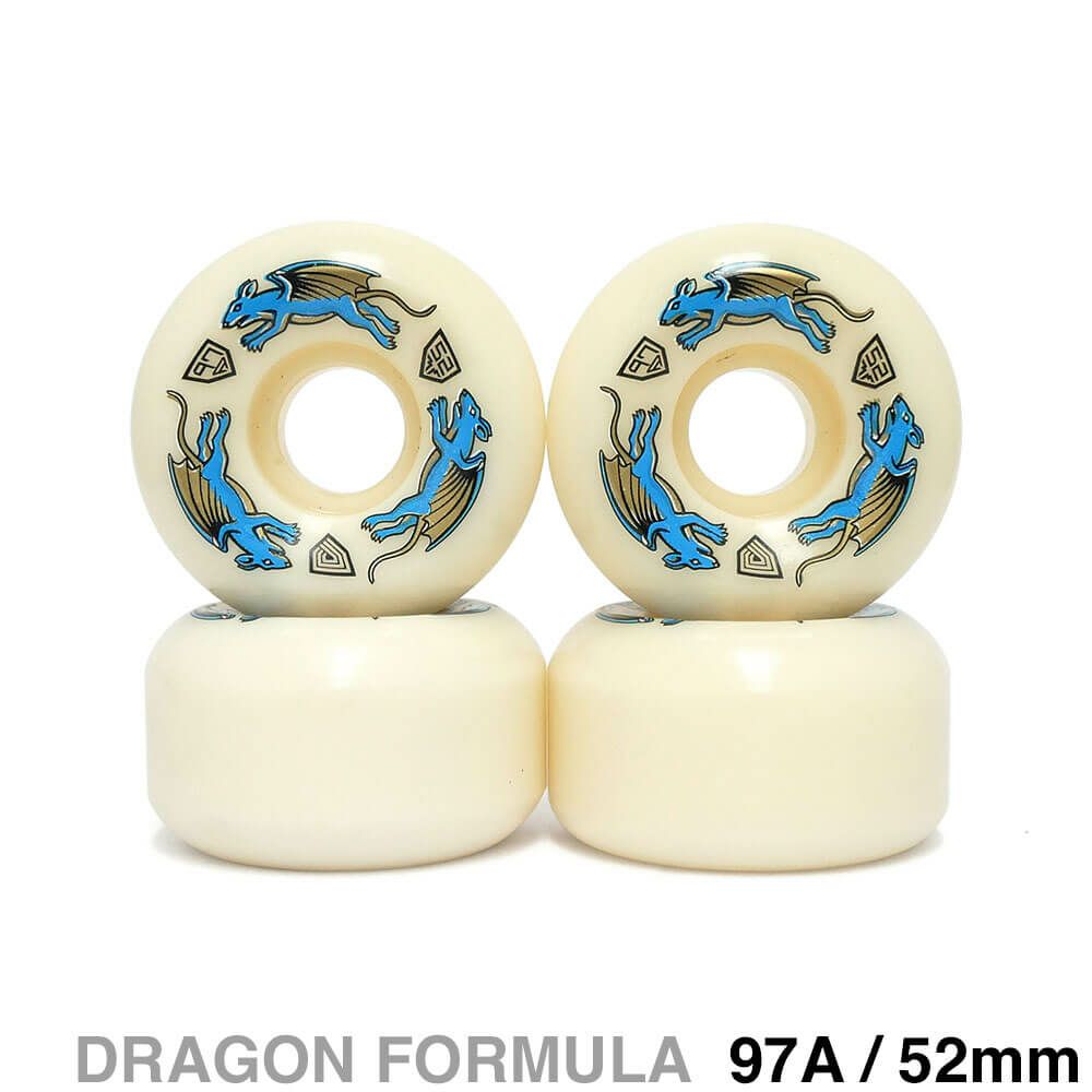 POWELL PERALTA WHEEL パウエルペラルタ ウィール DRAGON FORMULA（DF）97A AV5 NANO RATS 52mm x 30mm スケートボード スケボー 1