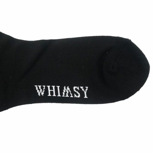 WHIMSY SOCKS ウィムジー ソックス 靴下 NISHIYAMA BLACK スケートボード スケボー 5
