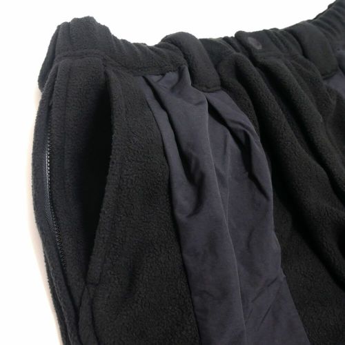 TIGHTBOOTH（TBPR） PANTS タイトブース パンツ ジーンズ TBPR x 紅桜 NYLON PANEL FLEECE BALOON BLACK スケートボード スケボー 1