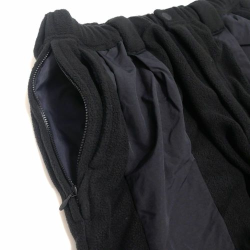 TIGHTBOOTH（TBPR） PANTS タイトブース パンツ ジーンズ TBPR x 紅桜 NYLON PANEL FLEECE BALOON BLACK スケートボード スケボー 2
