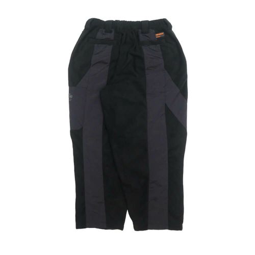 TIGHTBOOTH（TBPR） PANTS タイトブース パンツ ジーンズ TBPR x 紅桜 NYLON PANEL FLEECE BALOON BLACK スケートボード スケボー 11