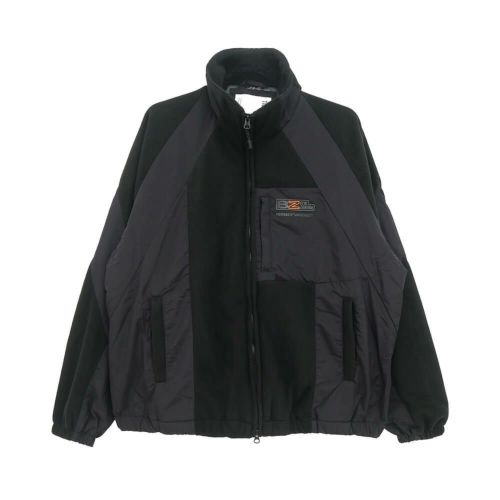 TIGHTBOOTH（TBPR） JACKET タイトブース ジャケット TBPR x 紅桜 NYLON PANEL FLEECE BLACK スケートボード スケボー 1