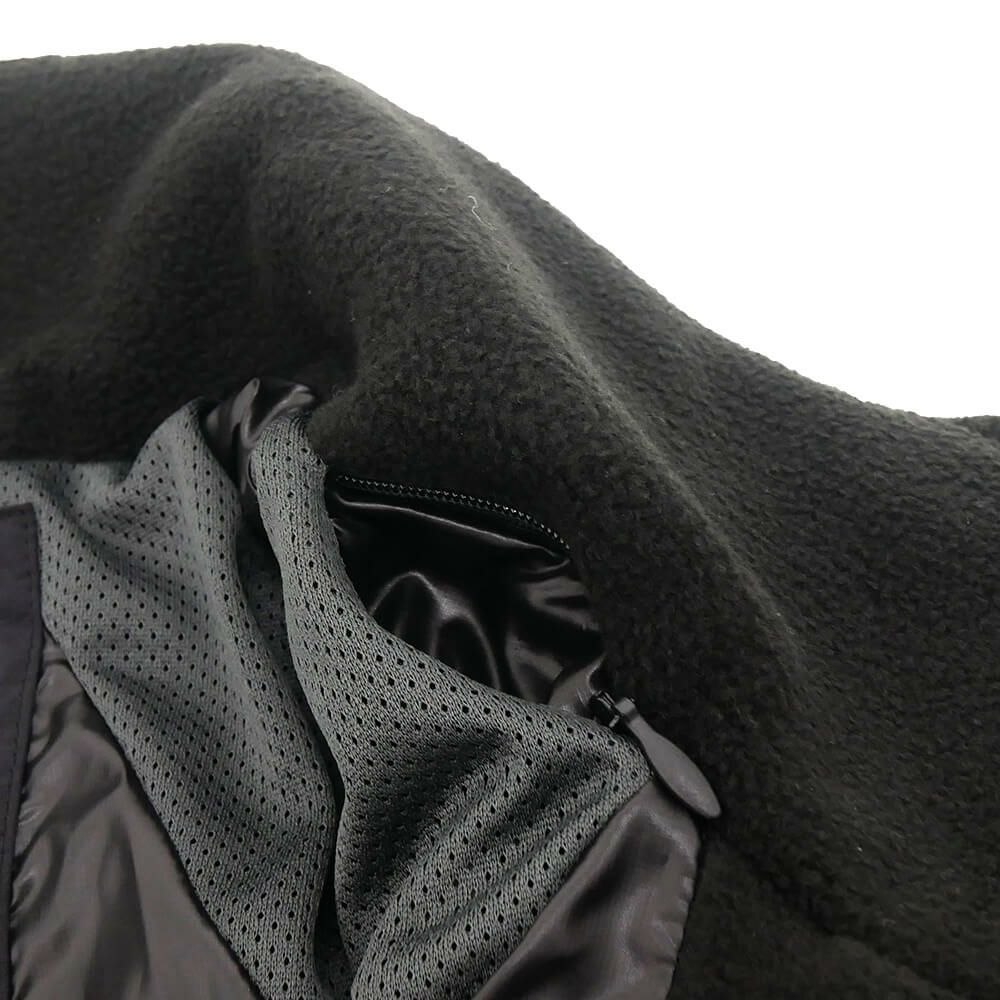 TIGHTBOOTH（TBPR） JACKET タイトブース ジャケット TBPR x 紅桜 NYLON PANEL FLEECE BLACK スケートボード スケボー 4