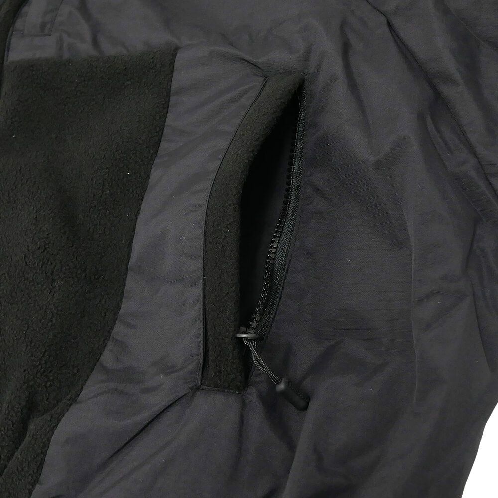 TIGHTBOOTH（TBPR） JACKET タイトブース ジャケット TBPR x 紅桜 NYLON PANEL FLEECE BLACK スケートボード スケボー 7