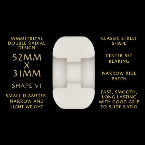 POWELL PERALTA WHEEL パウエルペラルタ ウィール DRAGON FORMULA（DF）95A V1 DRAGONS 52mm x 31mm スケートボード スケボー 3