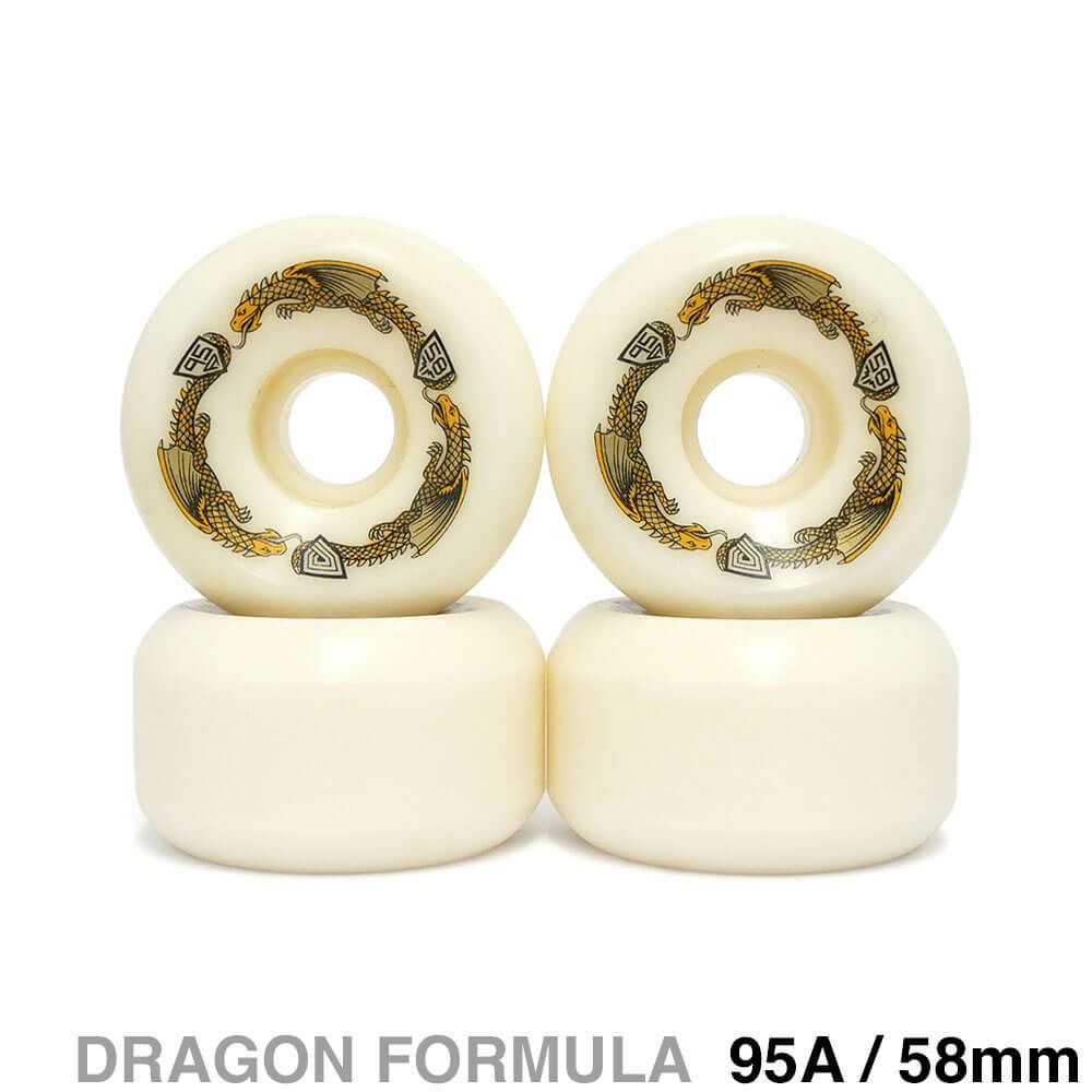 POWELL PERALTA WHEEL パウエルペラルタ ウィール DRAGON FORMULA（DF）95A RATBONES II DRAGONS 58mm x 33mm スケートボード スケボー 1