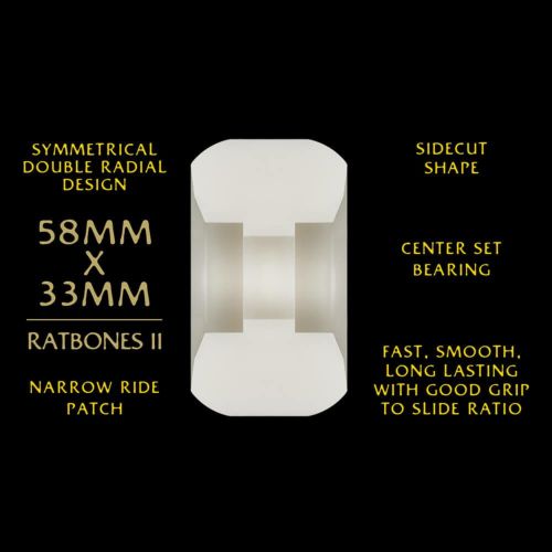 POWELL PERALTA WHEEL パウエルペラルタ ウィール DRAGON FORMULA（DF）95A RATBONES II DRAGONS 58mm x 33mm スケートボード スケボー 3