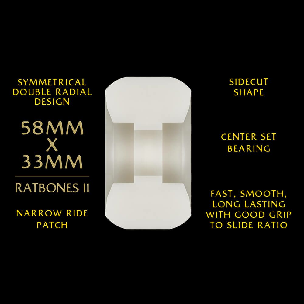 POWELL PERALTA WHEEL パウエルペラルタ ウィール DRAGON FORMULA（DF）95A RATBONES II DRAGONS 58mm x 33mm スケートボード スケボー 3