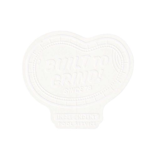 INDEPENDENT STICKER インディペンデント ステッカー POOL SERVICE WHITE スケートボード スケボー