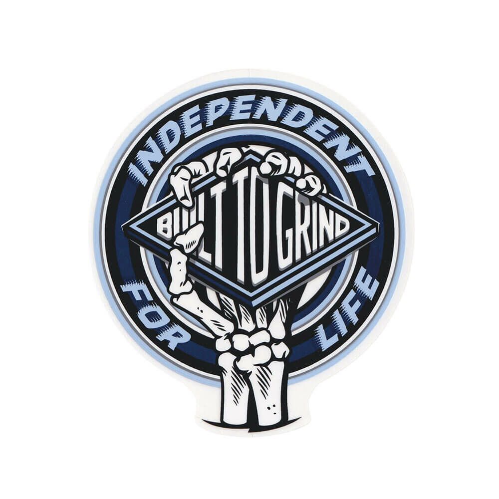 INDEPENDENT STICKER インディペンデント ステッカー FOR LIFE CLUTCH NAVY スケートボード スケボー