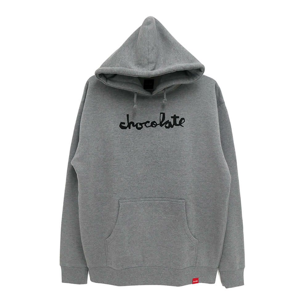 CHOCOLATE HOOD チョコレート パーカー ORIGINAL CHUNK GREY スケートボード スケボー 