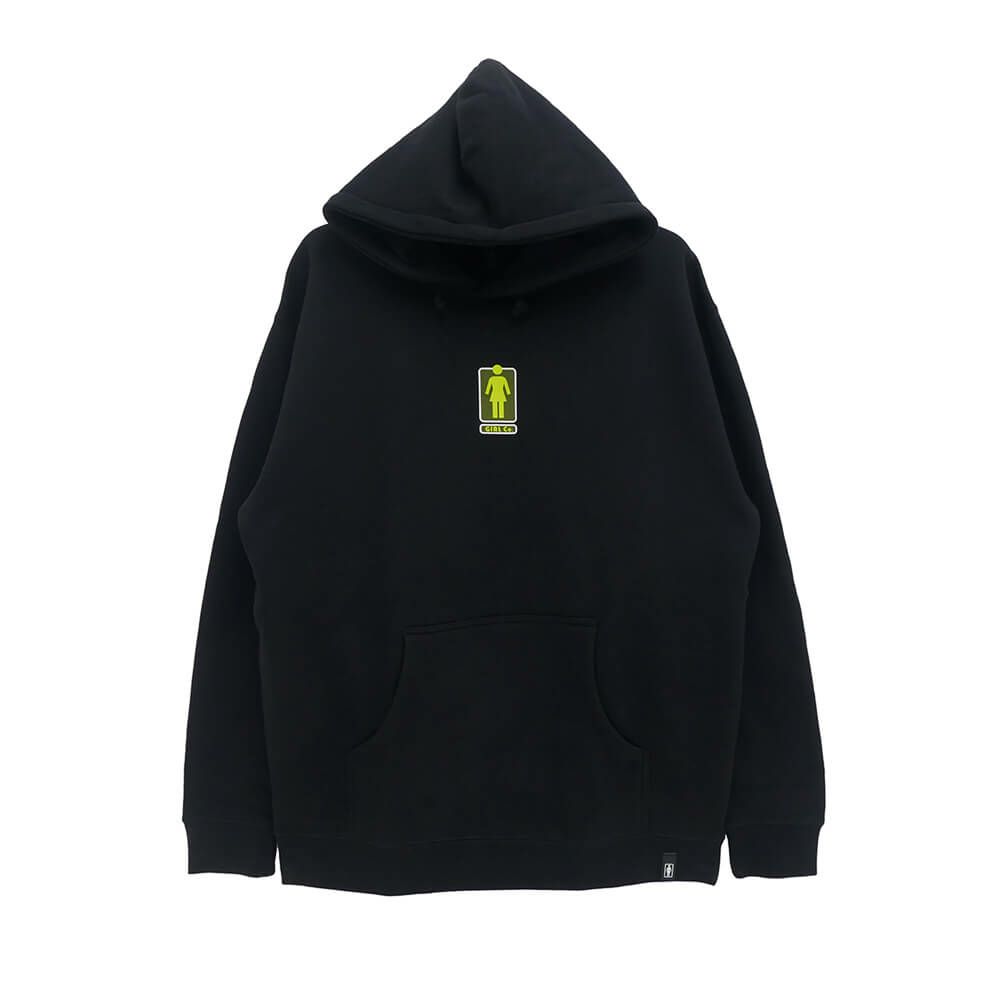 GIRL HOOD ガール パーカー 93 TIL LOVERS OG BLACK スケートボード スケボー 