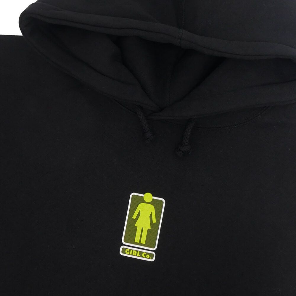 GIRL HOOD ガール パーカー 93 TIL LOVERS OG BLACK スケートボード スケボー 1