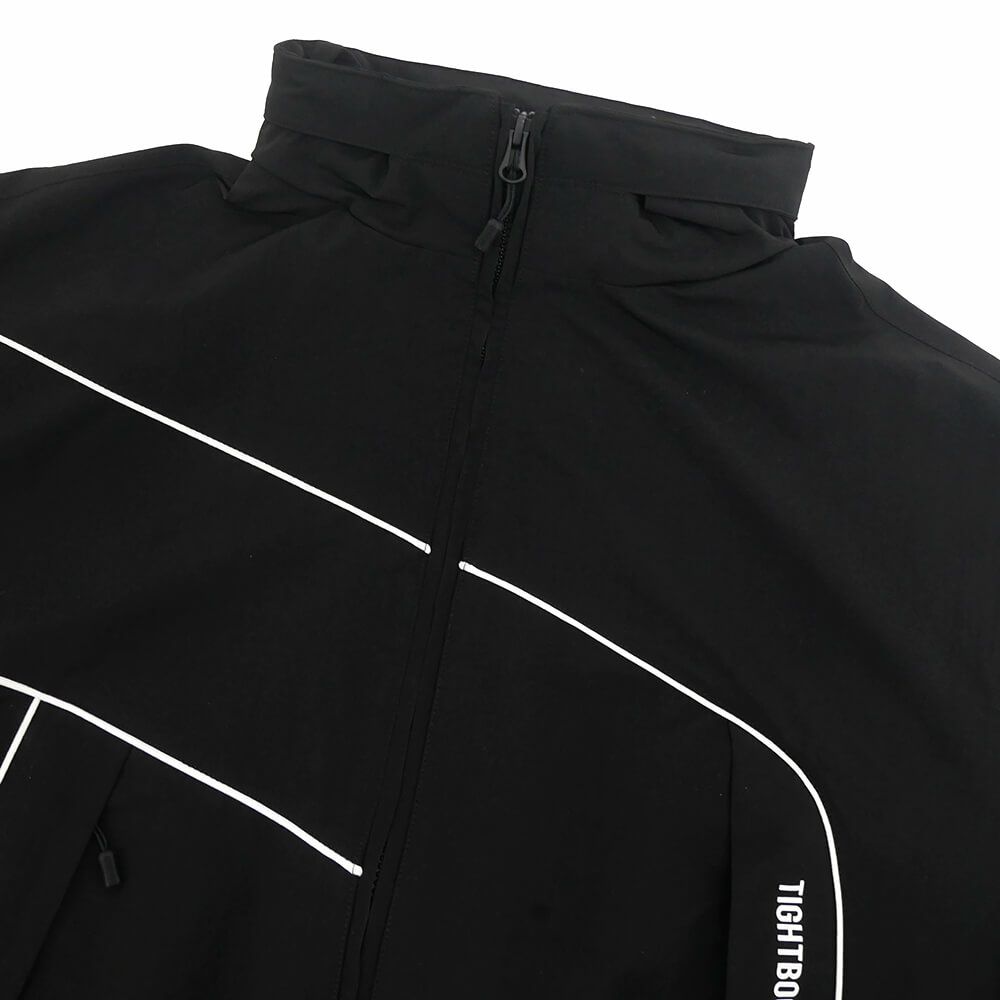 TIGHTBOOTH（TBPR） JACKET タイトブース ジャケット PIPING TACTICAL BLACK スケートボード スケボー 1