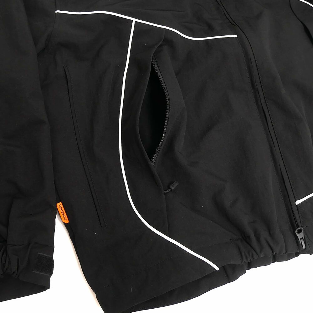 TIGHTBOOTH（TBPR） JACKET タイトブース ジャケット PIPING TACTICAL BLACK スケートボード スケボー 9